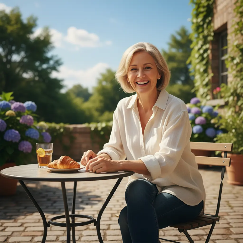 Long-time Tinnoril customer enjoying calmer evenings
